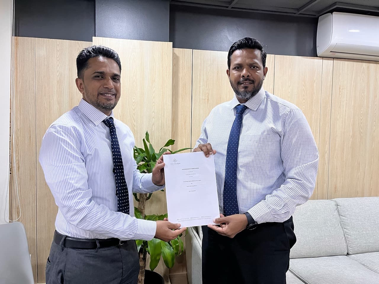 MoUs signed between First National and Amana Takaful to develop Islamic Finance in the Maldives